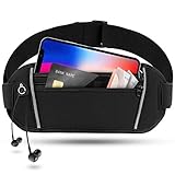 HANDY SUPPORT - Dank der großen Reißverschlusstasche können Sie Ihr Smartphone (max. 6.5 Zoll), Schlüssel, Kleingeld und Karten sicher verstaut werden. Praktisch - Genießen Sie Musik beim Joggen über den Kopfhöreranlass!