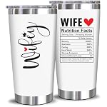 NewEleven Mothers Day Gifts - Gifts For Wife, Wedding Anni Present, From Husband, Him - Best Romantic Gift For Her Wifes, Wifey - 20 Oz Tumbler