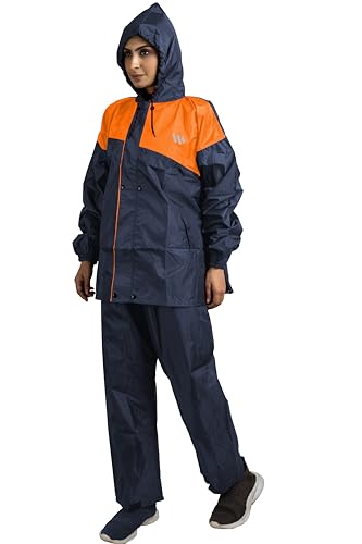 Image of Ranger Unisex 1 Set Rain Suit with Hooded Jacket & Trouser | TPU Coated Bike Riding Wear with Seam Sealed Protection