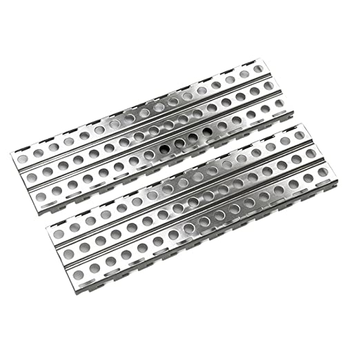MiTASQ2Pcs Stainless Steel Sand Ladders Board for Axial SCX10 TRX-4 D90 1/10 RC Crawler Car