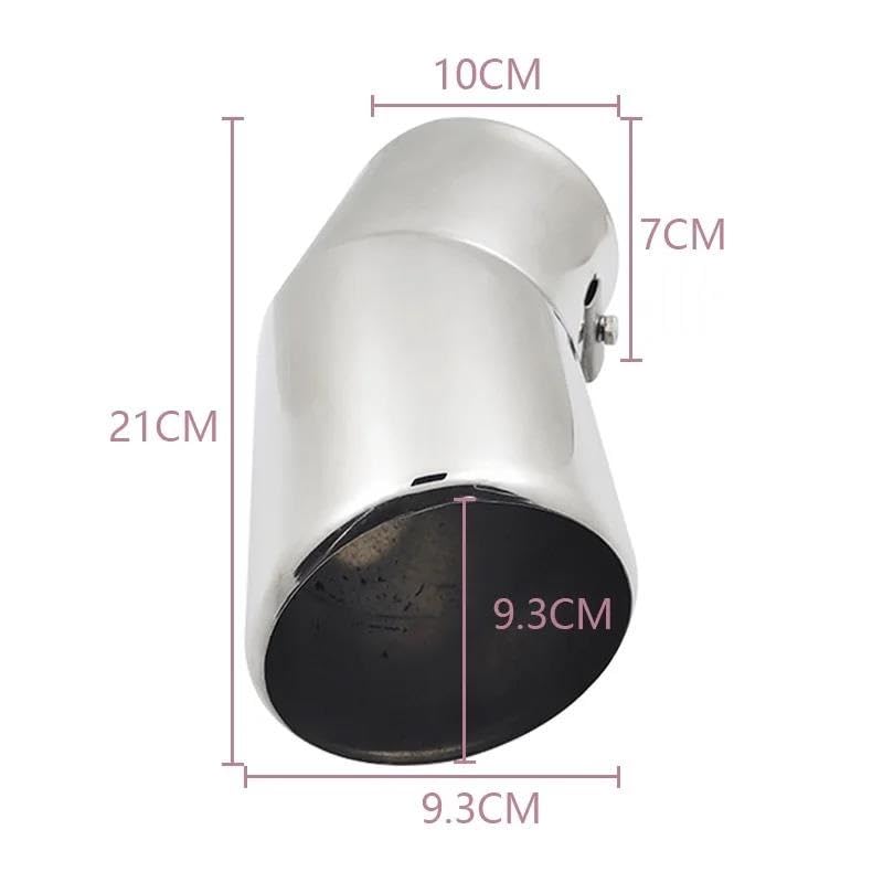 Embout d'échappement arrière noir titane pour Land Cruiser - 2