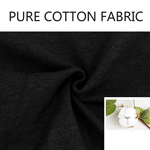 Qovoq Women's High Waist Cotton Underwear Stretch Briefs Soft Comfy Ladies Panties Multipack Black #TOP5