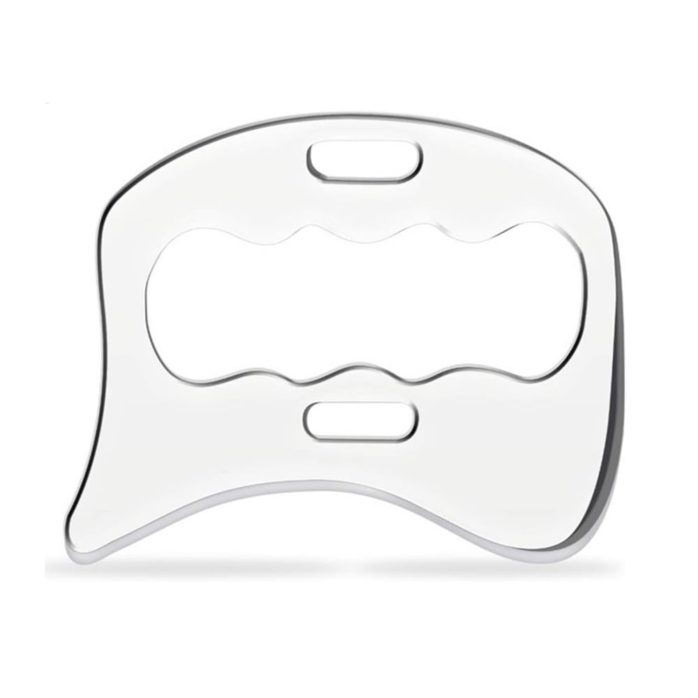 Stainless Steel Guasha Massage Tools,Iastm Scraping Tool for Soft Tissue Scraping Massage Tool,Used for Back, Legs, Arms