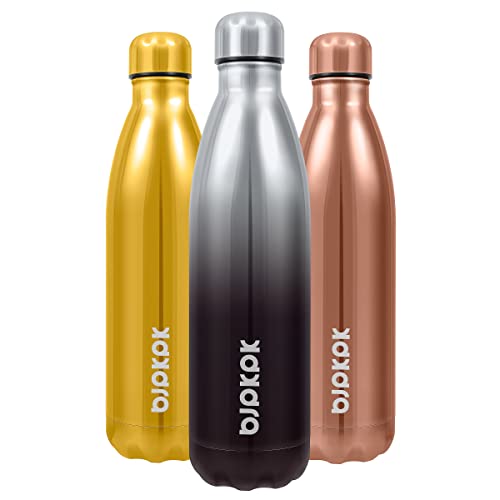Image of BJPKPK 25 oz Insulated Water Bottle, Stainless Steel Flask, Leak Proof