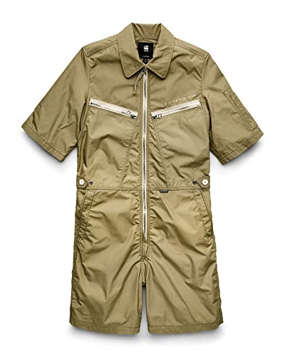 G-STAR Multi Zip Playsuit mono corto de mujer con bolsillos y cremalleras 3