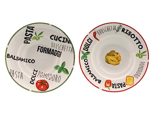 Hit Pastateller aus Porzellan, 27 cm Größe