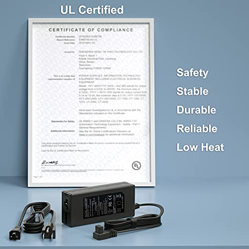 Portable Refrigerator AC Power Adapter, Fridge Freezer AC Power Cord