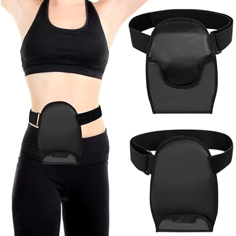 LUCKIPLUS 2 Pack Ostomy Bag Covers with Adjustable Elastic Ostomy Support Belt Colostomy Pouch Cover for Stoma Ileostomy Urostomy Supplies for Women Men Black Cover