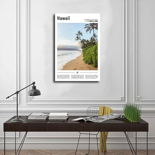 Impression sur toile Hawaï décoration murale grand format