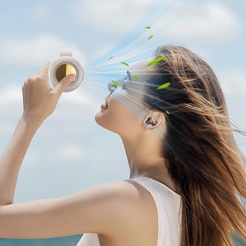 Ventilador de abrazadera personal para sesiones de yoga al aire libre y campos de golf 3
