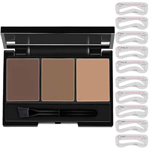 Ninnyi Eyebrow Powder, Eyebrow Palette for Defining, Filling & Sculpting Brows