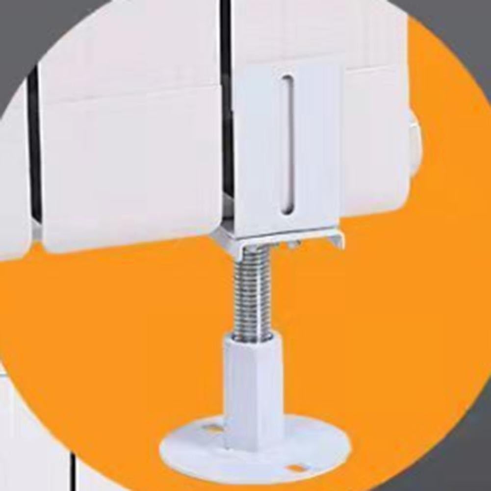 Lot de 2 pieds de radiateur en aluminium, hauteur réglable de 8 à 13 cm, style architectural traditionnel, résistant au sel et au brouillard pour radiateurs en fonte