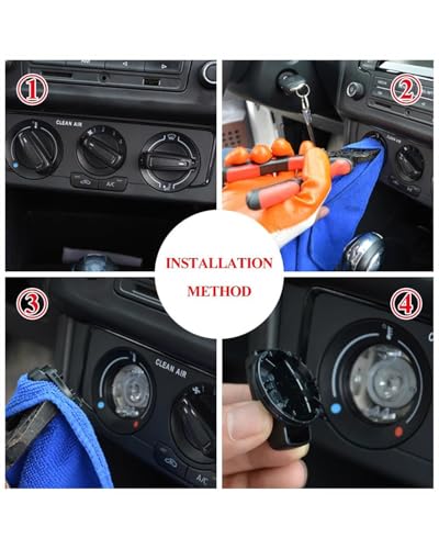 Bouton de réglage de la température Lada Granta : commande de chauffage et climatisation auto