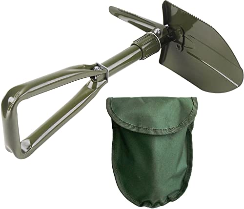 image for HUIRUMM Folding Shovel, Folding Camping Shovel,Multifunctional Folding