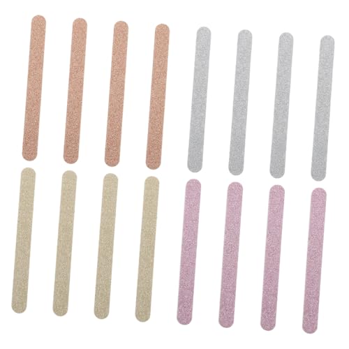 BELLIFFY 20個 グリッターサンディングストリップ nail polish nail gel nail file マニ ファイルアクセサリー ネイルアートファイル 素敵な爪やすり