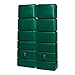 2X 330L GRAF Slim Wandtank Set mit Verbinder (Dunkelgrün)