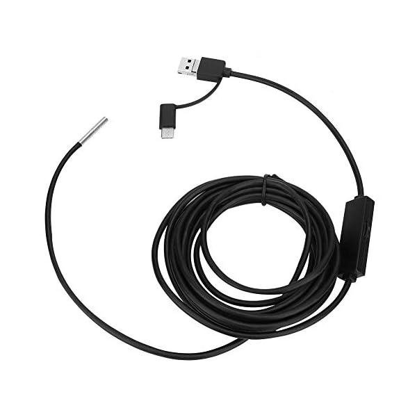 WiFi-Endoskop, 3,9 mm wasserdichtes Endoskop, hochauflösendes wasserdichtes Endoskop, mit einer hochauflösenden Kamera mit 1280 x 720,6 einstellbaren LED-Leuchten(3,5 m)