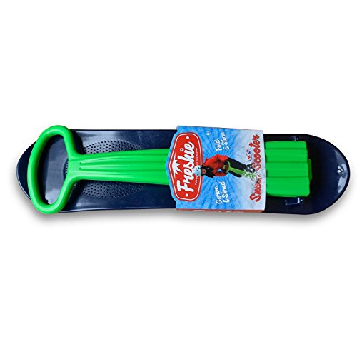 NSG Freshie Snow Scooter Sled Board, Green/Blue - Thumbnail 4