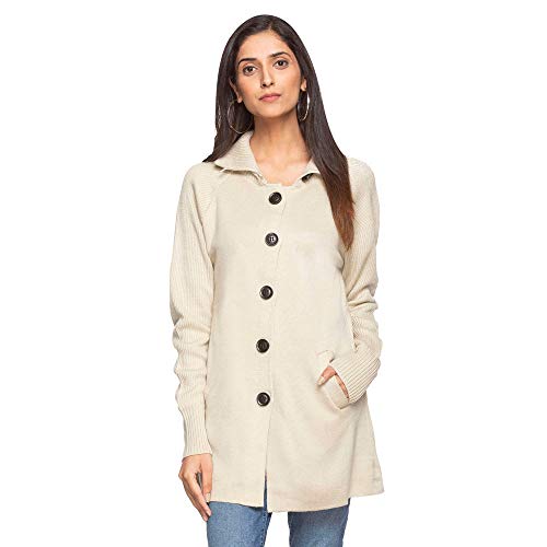 Buy Oner Womens Solid Long Coat 