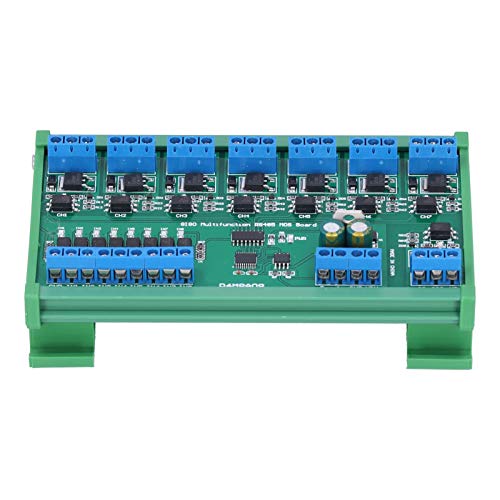 Adfaga MOSFET Module 8 Channel Input Output RS485 Din Rail Mount Smart Home Automation Industrial Control Relay Module DC 6-25V
