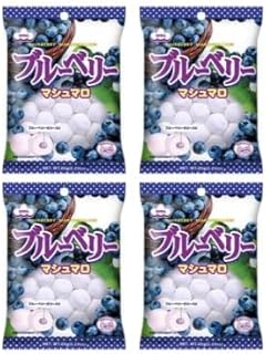 【まとめ買い4袋】エイワ ブルーベリーマシュマロ 65g×4袋