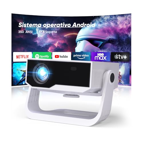 Wielio Proyector Android Inteligente, 1080p Nativa, 350 Ansi Lúmenes, Ajuste Trapecial Y Enfoque Automáticos, Wifi 6 Y Bluetooth 5.2, Soporte De Yunta Integrado, Oficina, Juegos Y Aire Libre Wielio Proyector Android Inteligente, 1080p Nativa, 350 Ansi Lúmenes, Ajuste Trapecial Y Enfoque Automáticos, Wifi 6 Y Bluetooth 5.2, Soporte De Yunta Integrado, Oficina, Juegos Y Aire Libre