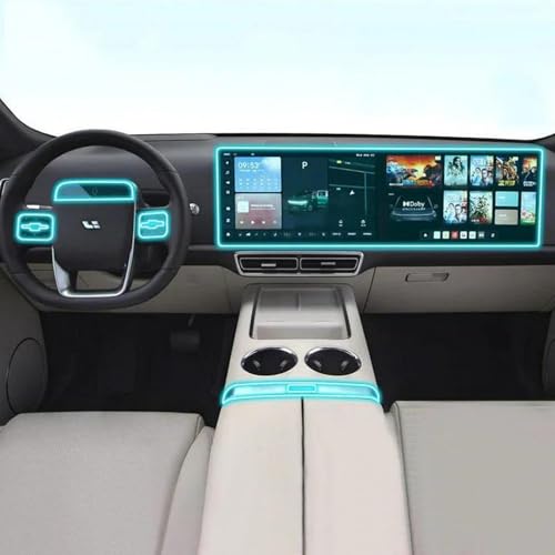 Film PPF de protection intérieur pour LiAuto L7 L8 L9 2021-2023 anti-rayures