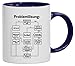Produktbild Lustige Geschenkidee Bürohumor Büro Kaffeetasse 2-farbige Tasse Problemlösung, Größe: onesize,weiß/blau