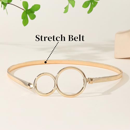 Elastic Chain Belt Skinny Metal Waist Belt for Women Dresses Fashion Metal Thin Belt Ladies Stretch Chain Belt4