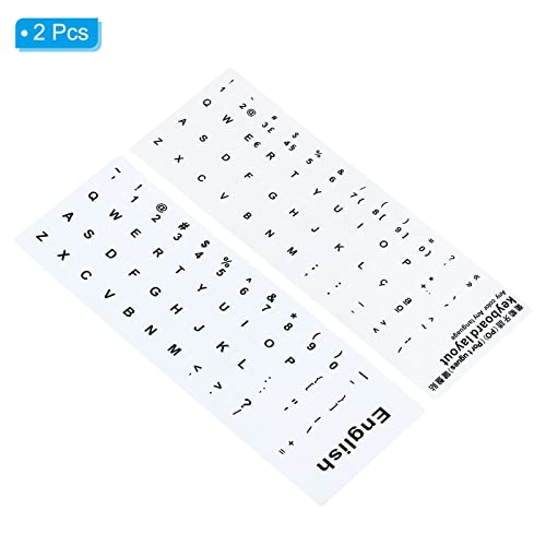 PATIKIL English & Portuguese Keyboard Stickers - Image 3