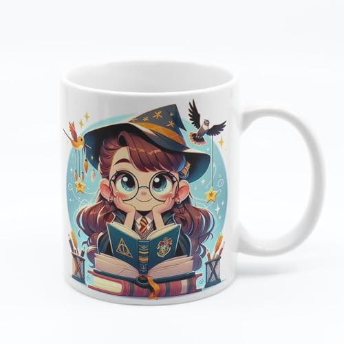Image of Half Engineer Gifts - HE Herry Potter Design Printed Coffee Mug 325ml with Fridge Magnet | Birthday & Festival Gifting | For Brother Sister Friend Kids | Rakshabandhan, Diwali, Christmas, New Year