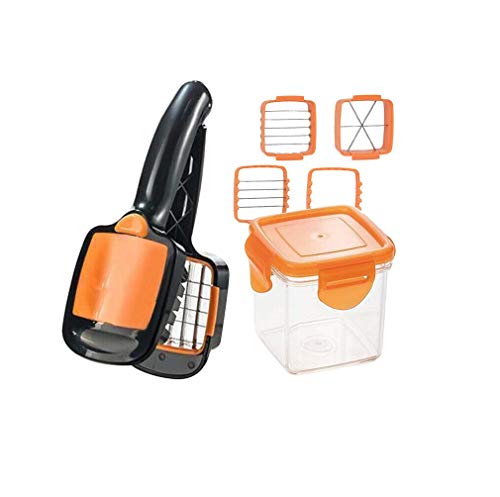 Nicer Dicer Quick Cortador Multi Fatiador 5 em 1 Plus de Legumes Frutas Verduras - PLP MANIA