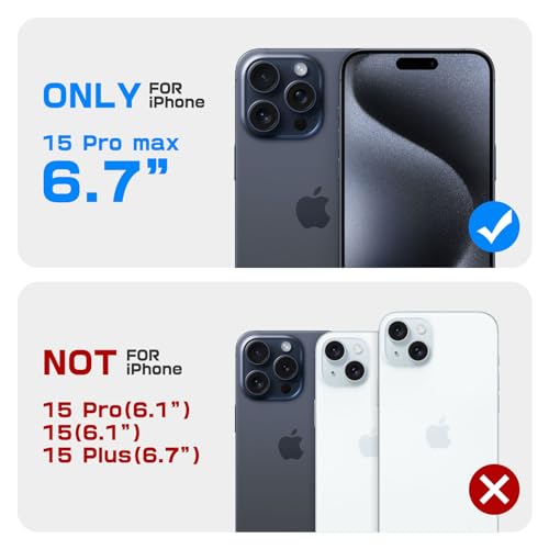 Image of SUPCASE Unicorn Beetle Mag Case for iPhone 15 Pro Max 6.7 inch (2023), Compatible with MagSafe Shockproof Protective Slim Clear Case (Navy)