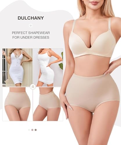 Image of Dulchany Tummy Control Shapewear Panties Underwear Girdle Panty for Women | Seamless Tummy Control Booty Lifting Shapewear Compression Body Shaper