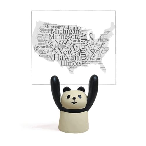 Support de carte de ville panda Ameusa idée cadeau originale