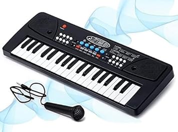 Royaldeals Toys Electronic Keyboard 37 Keys Piano with Recording and Mic Battery Operated