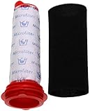 Filterset kompatibel mit Bosch Athlet kabelloser Akku-Handstaubsauger BBH6. BCH6. | Schaumstofffilter + Mikrofilter, waschbar (baugleich zu Original Bosch Filter 754175 + 754176) Art. 12504