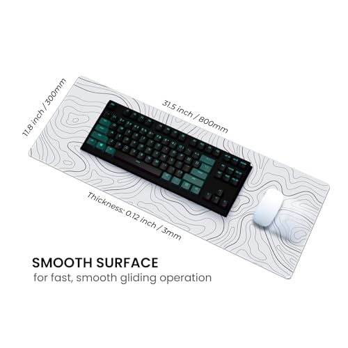 MAY FLOWER Large Gaming Mouse Pad