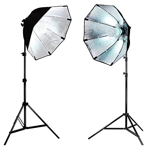 LimoStudio 2 Sets of Photography Video Studio Continuous Soft Box Lighting Light Kit with Photo CFL 6500 Bulb, Photo Studio, AGG698
