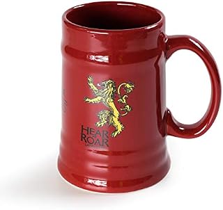Game of Thrones MGS24847 House Lannister Ceramic Stein Mug, Multi-Colour