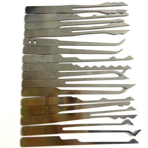 QiDAi New Lock Picking Tools Stainless Steel Pick Hook with Handle - Image 3