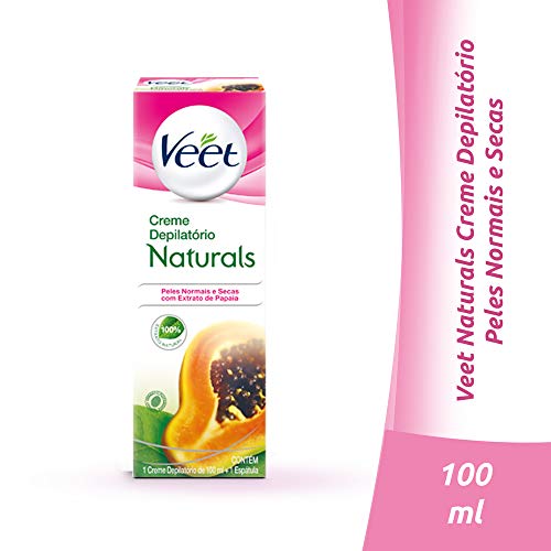 Creme Depilatório Corporal Veet Naturals Papaia - 100ml