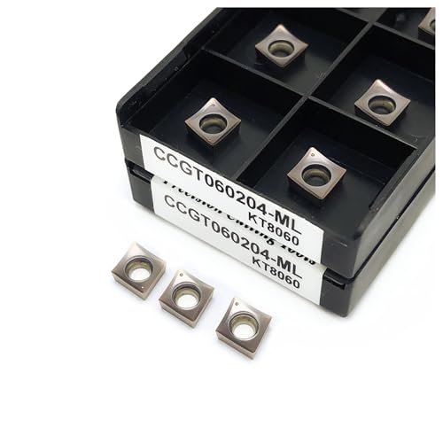 CCGT060204-ML KT8060 insert carbure à brise-copeaux ML pour usinage stable