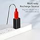 ZYGY 3PCS 7.4V SM-4P Stecker USB Ladekabel für DE36W DE65 HM202 EC08 EC16 DE85 RC Modell Off-Road Fahrzeug M416 elektrisches Gel Ball Blaster Batterieladegerät