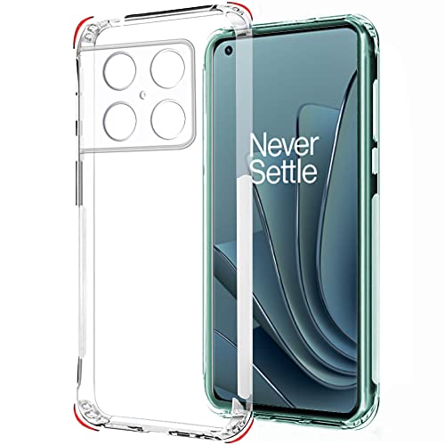 Image of TheGiftKart Best Camera Protection Back Cover Case for OnePlus 10 Pro 5G | Ultra Clear Soft Case | Inbuilt Dust Plug & Anti-Slip Grip | Protective Back Case Cover for OnePlus 10 Pro (Transparent)