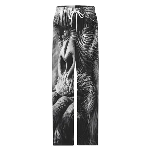 Bigfoot Sasquatch Mens Pajama Pants Print Lounge Pant PJ Bottoms Sleepwear Loungewear4