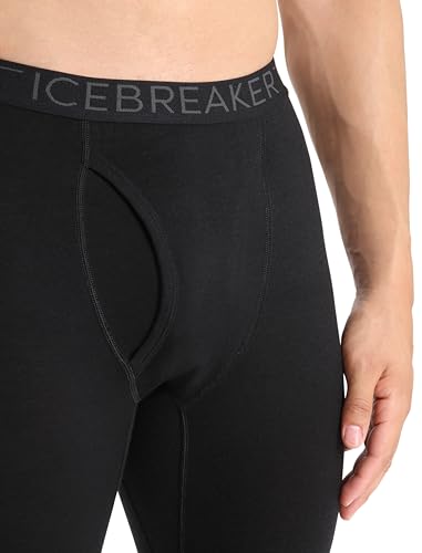 Icebreaker Merino Men's 200 Oasis Cold Weather Leggings with Fly, Wool Base Layer Thermal Pants3