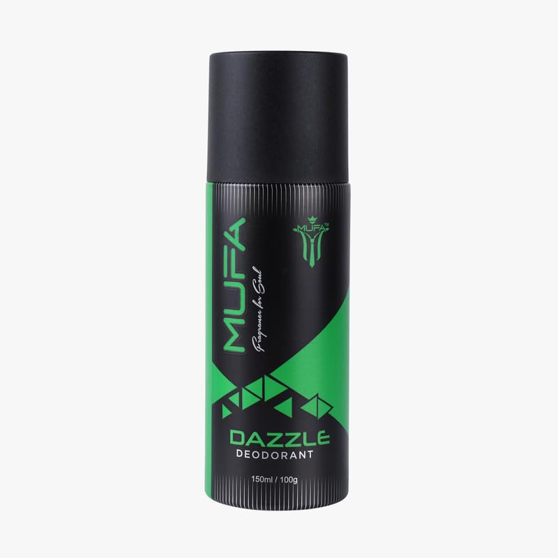 Mufa Dazzle Deodorant Spray Long Lasting Protection For Unisex Keeps You Confident Superior Odor Control Long Lasting Freshness Elegant Fragrance Dry Throughout The Day-150Ml-image-11