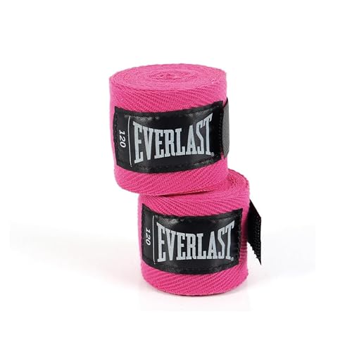 Everlast Vendas de boxeo de 120 pulgadas, color rosa, talla única - imagen 3