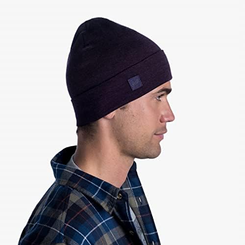 Buff Dla Dorosłych Merino Thermal Czapka Wełniana, Granatowy, 30